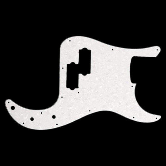 P Bass 4 Ply Pearl Pickguard